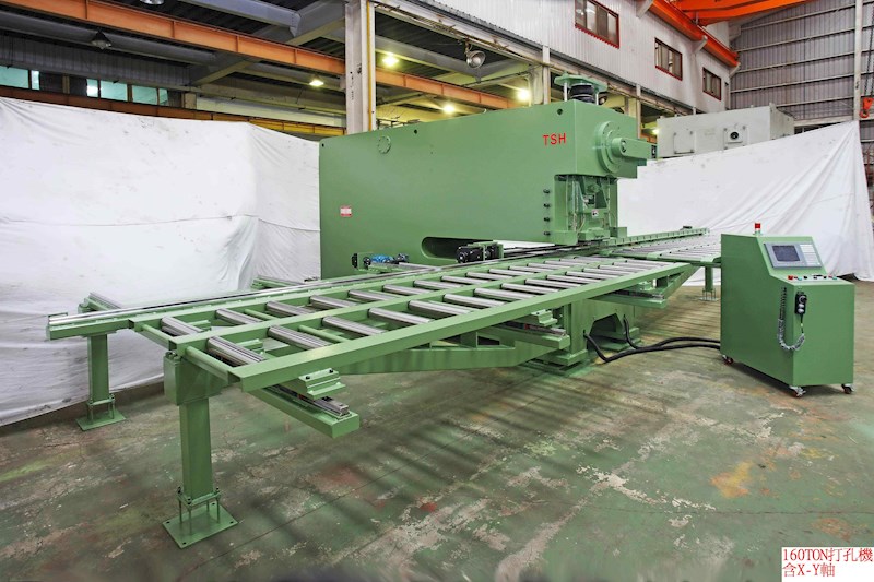 1 LAPB-160 Ton Punching Press Machine + Automatic Moving Table