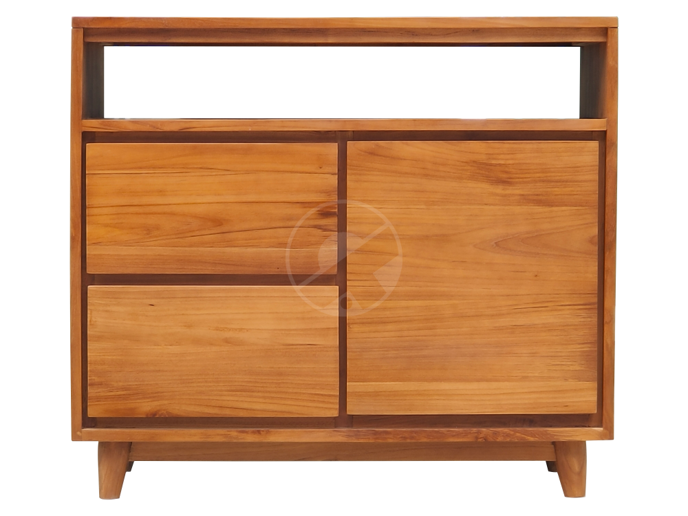 2 Drawers + 1 Door TV Cabinet