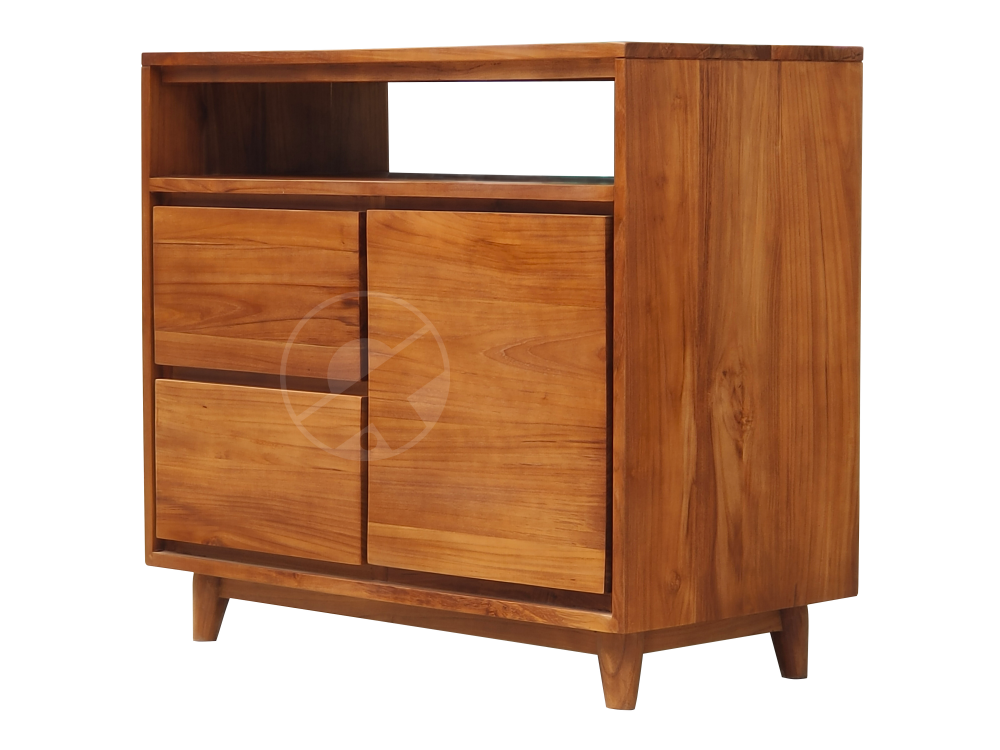 2 Drawers + 1 Door TV Cabinet