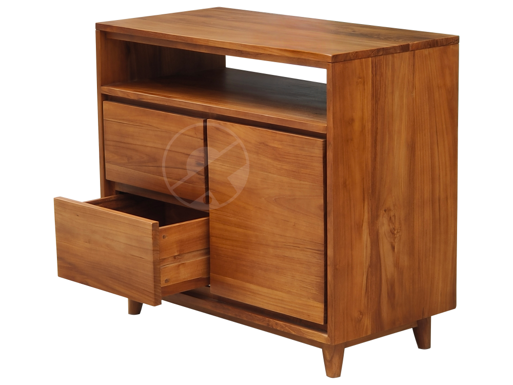 2 Drawers + 1 Door TV Cabinet