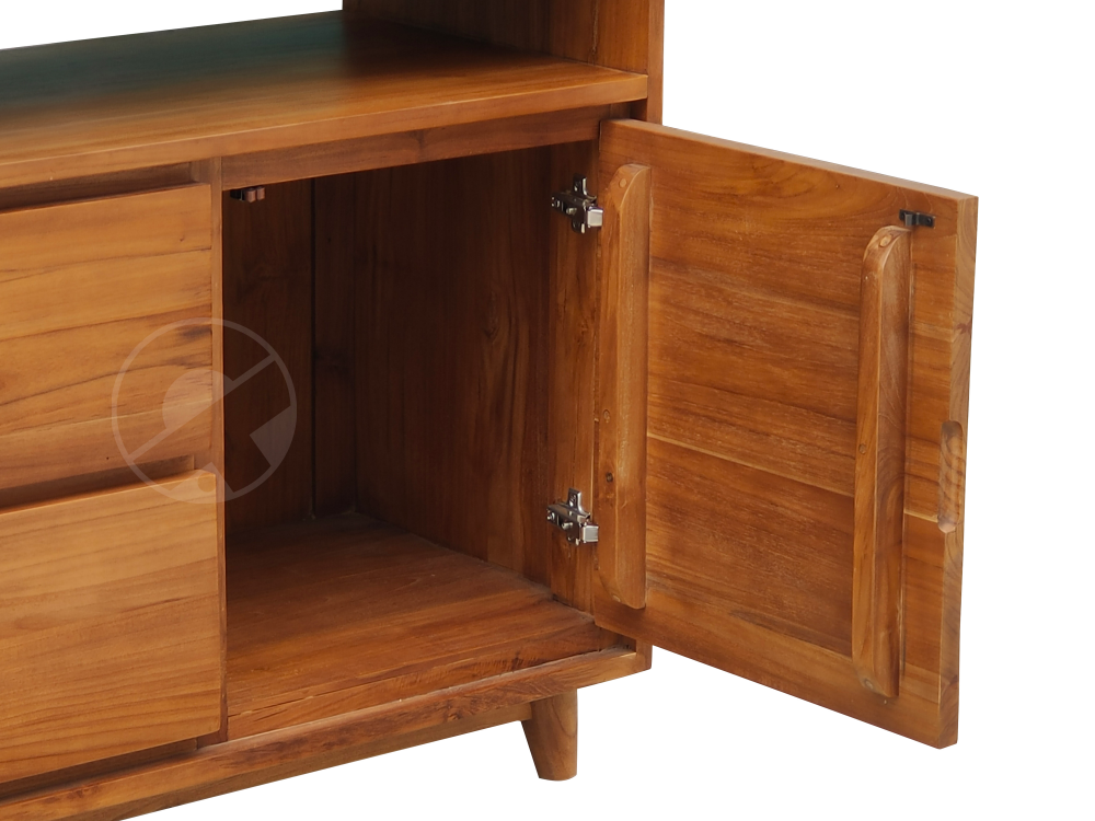 2 Drawers + 1 Door TV Cabinet