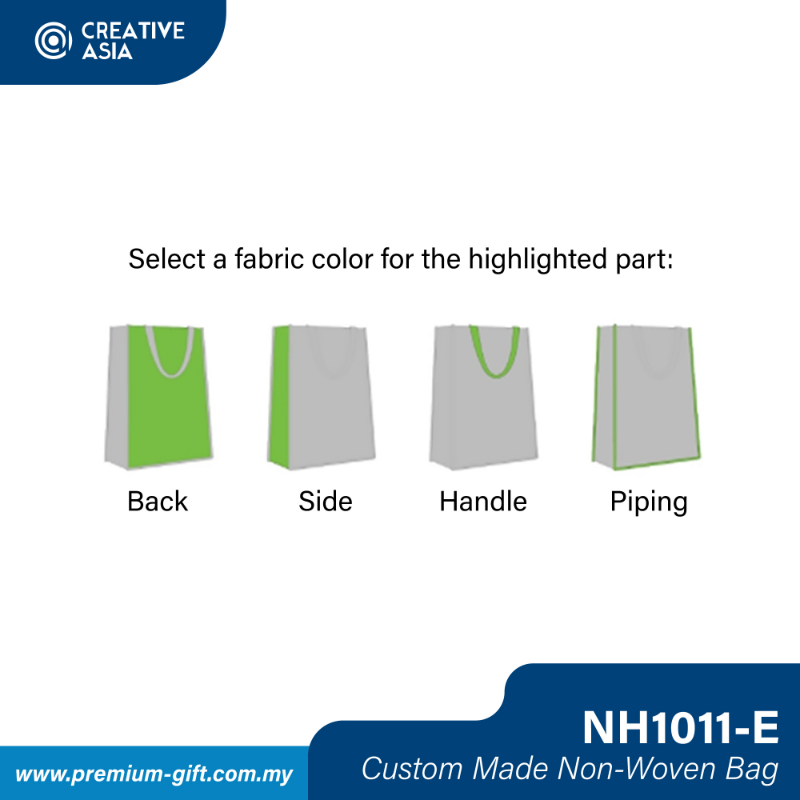 (90GSM) Custom Made Non-Woven Bag 28cm(W) x 33cm(H) NH1011-E	