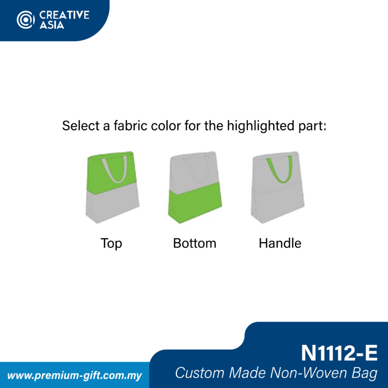 (90GSM) Custom Made Non-Woven Bag 36cm(W) x 33cm(H) N1112-E	