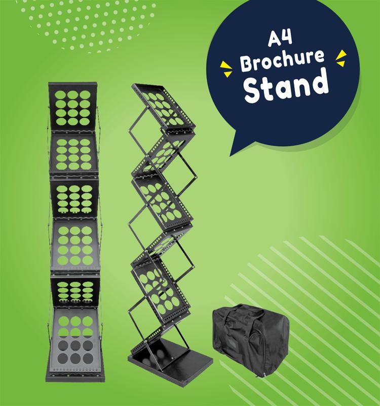 A4 Metal Brochure Stand, Selangor, Malaysia Genki Studio Graphic