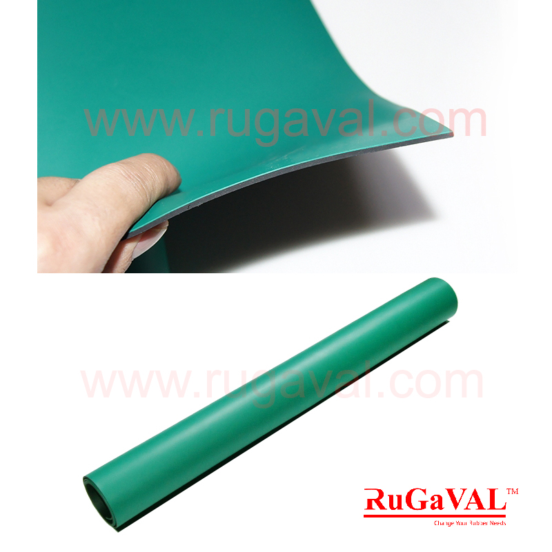 Guinness Verstenen Opsplitsen Anti Static Rubber Sheet, ESD Green Rubber Sheet, Selangor, Malaysia -  Rugaval Rubber Sdn Bhd | Rubber expansion joint supplier Malaysia