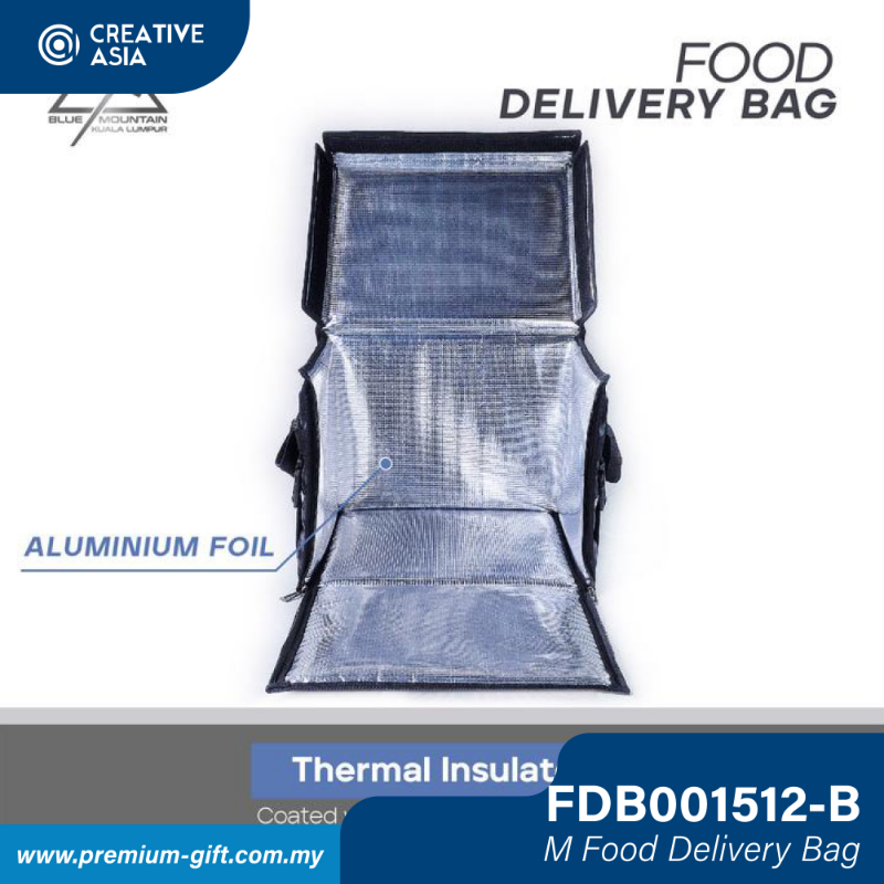 Black/Red Food Delivery Bag 45cm(W) x 34cm(H) FDB001512BK-B