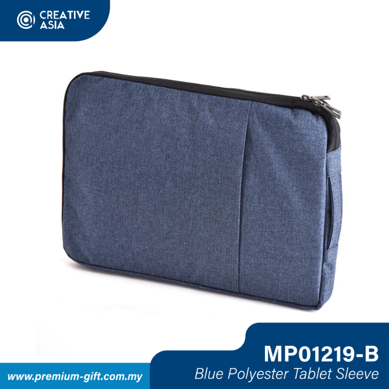 Blue Polyester Tablet Sleeve MP01219BL-B