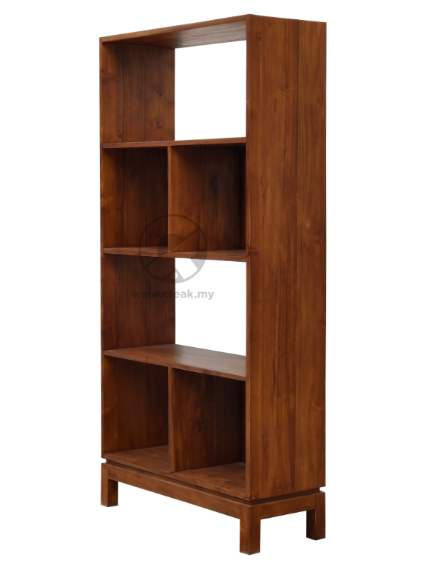 CT Teak Furniture Jati / Teak Wood Bookcase (Model: MRBC-233)