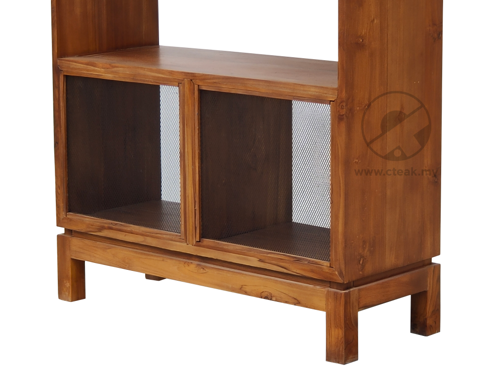 CT Teak Furniture Jati / Teak Wood Bookcase (Model: MRBC-233)