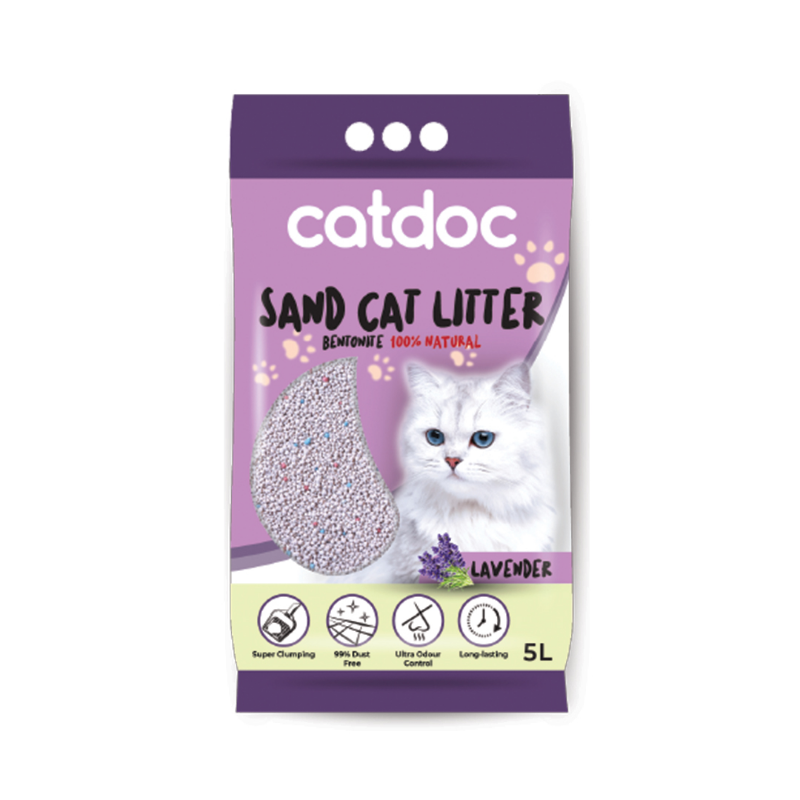 Catdoc Cat Litter 5L - Lavender