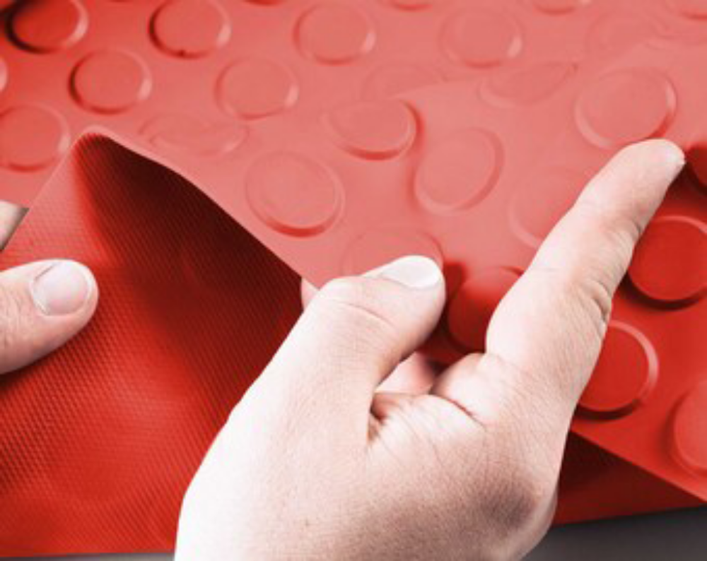 Color Round Stud Mat Malaysia | Red Color Round Stud | Blue Color Rubber Floor Mat | Green Color Studded Rubber Flooring | Yellow Color Rubber Tile