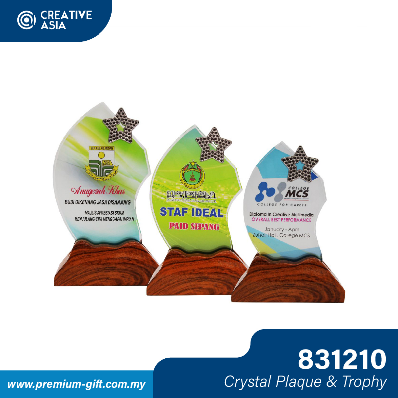 Crystal Plaque & Trophy (831210)