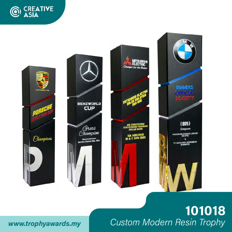 Custom Modern Resin Trophy (101018), Selangor, Malaysia - Creative Asia ...