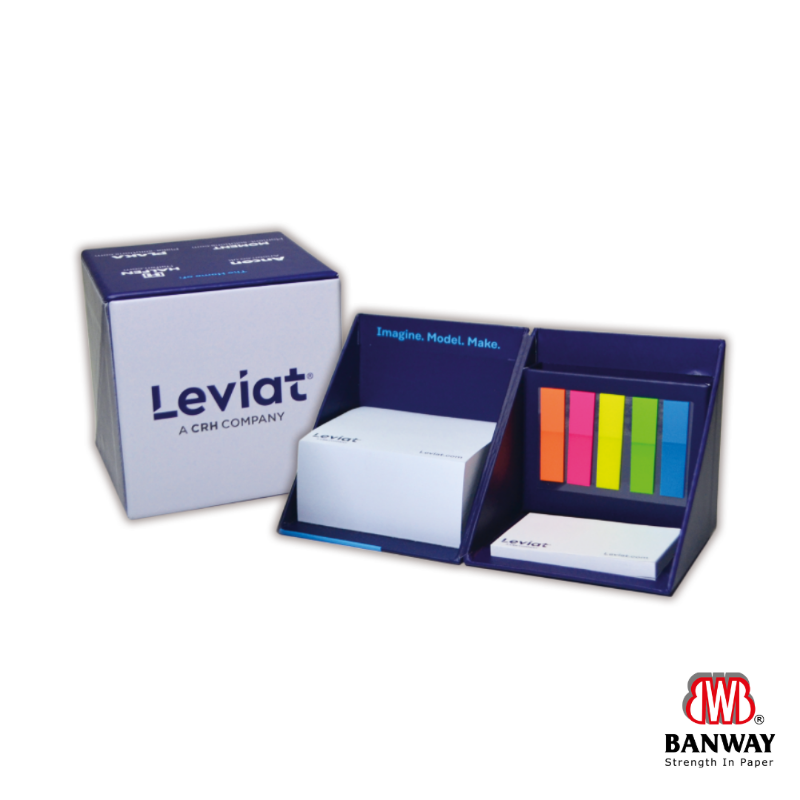 Customized sticky notes with box