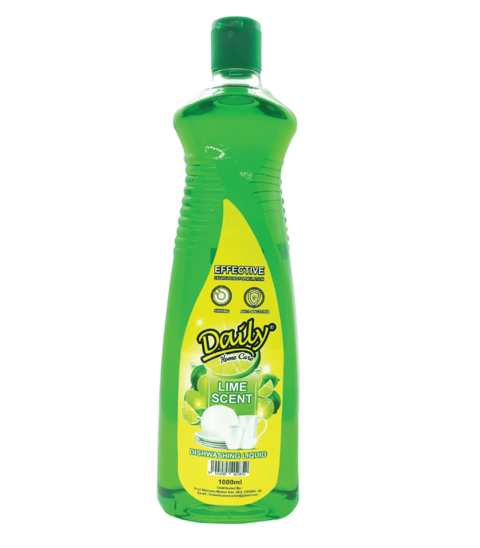 Daily Dishwash Liquid 1L - Lime / Lemon
