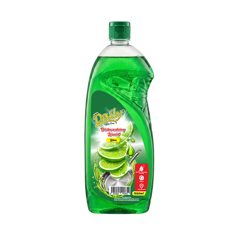 Daily Dishwash Liquid 1L - Lime / Lemon