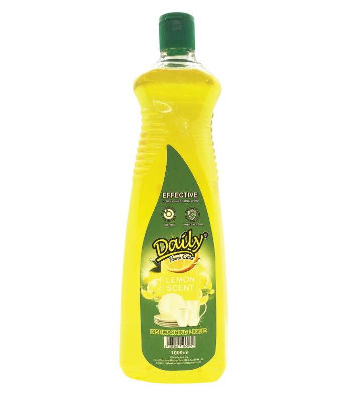 Daily Dishwash Liquid 1L - Lime / Lemon