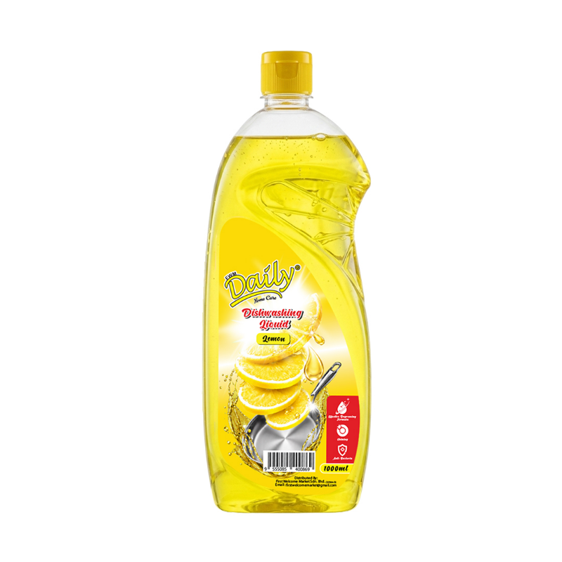 Daily Dishwash Liquid 1L - Lime / Lemon