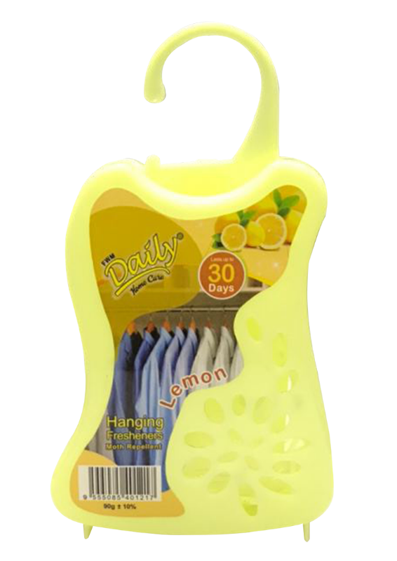 Daily Hanging Freshener 90gm - Lemon (Mothballs, Repellent)
