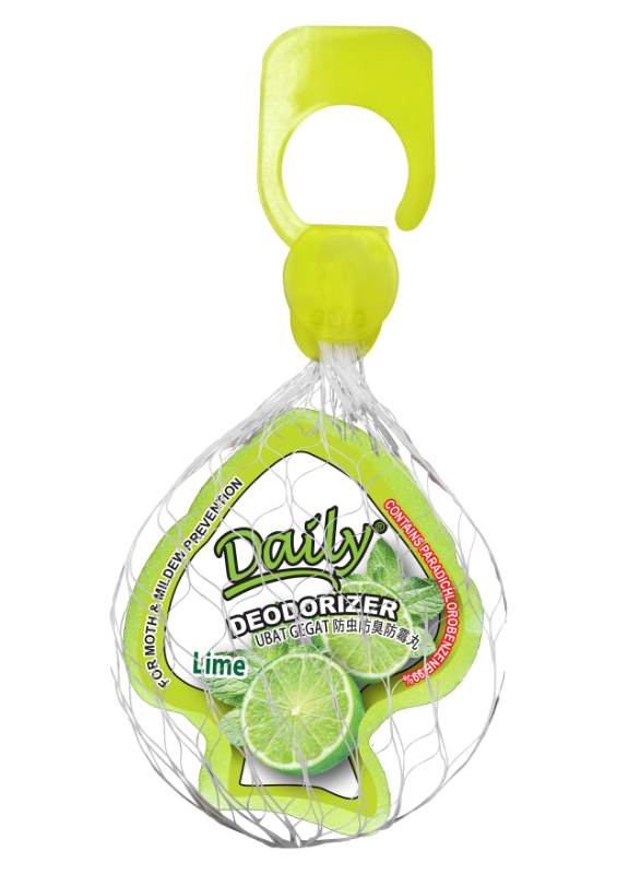 Daily Moth Repellent 90gm - Lime (Toilet Cupboard Wardrobe Urine Smells Moth  Balls), DAILY, Negeri Sembilan, Malaysia - Ricardo Marketing
