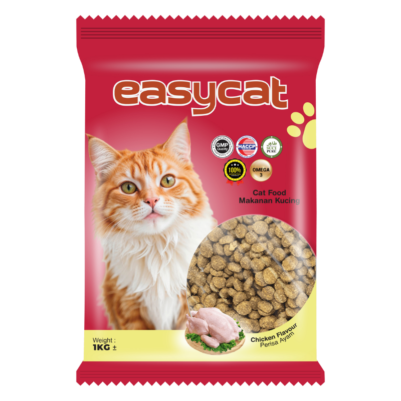 Easycat Dry Cat Food 1kg - Chicken