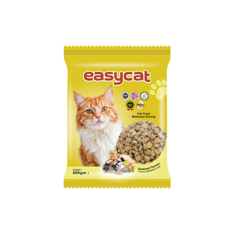 Easycat Dry Cat Food 350gm - Seafood