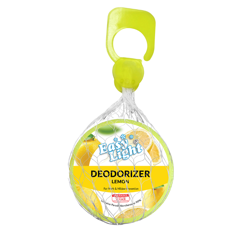 Easylight Deodorizer 120gm - Lemon (Mothballs / Ubat Gegat)