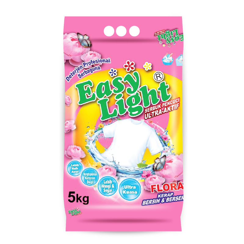 Easylight Detergent Powder 5kg - Flora