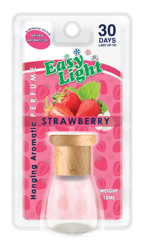 Easylight Hanging Aromatic Perfume 12ml - Strawberry (Air Freshener Car)