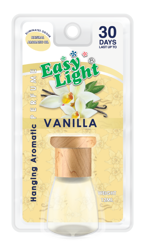 Easylight Hanging Aromatic Perfume 12ml - Vanilla (Air Freshener Car)