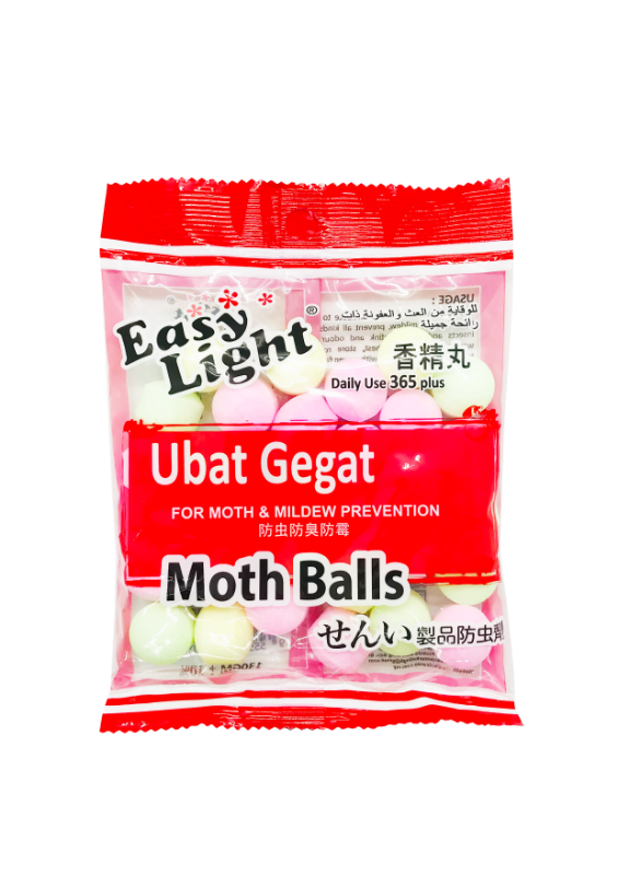 Easylight Moth Balls 130gm - Colour (Mothballs / Ubat Gegat)