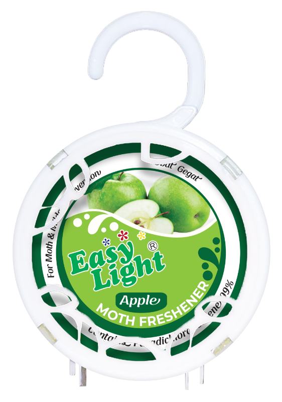 Easylight Moth Freshener 140gm - Apple (Mothballs / Ubat Gegat)