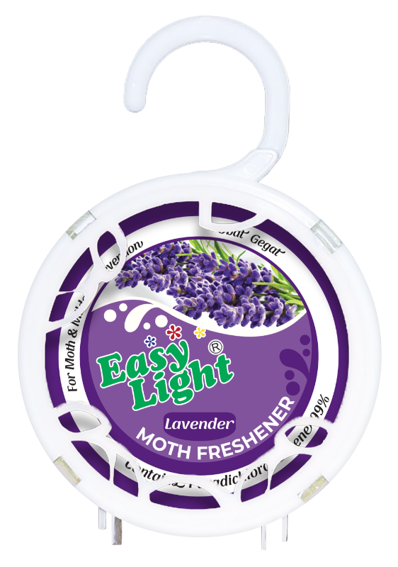 Easylight Moth Freshener 140gm - Lavender (Mothballs / Ubat Gegat)