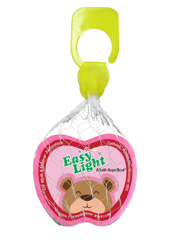 Easylight Moth Repellent 120gm - Bear Red (Mothballs / Ubat Gegat)