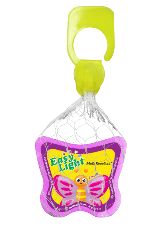 Easylight Moth Repellent 120gm - Butterfly Purple (Mothballs / Ubat Gegat)