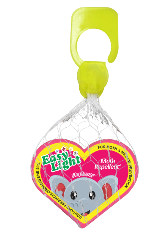 Easylight Moth Repellent 120gm - Elephant (Mothballs / Ubat Gegat)