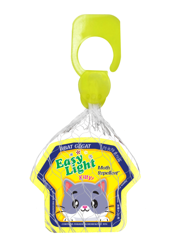 Easylight Moth Repellent 120gm - Kitty (Mothballs / Ubat Gegat)