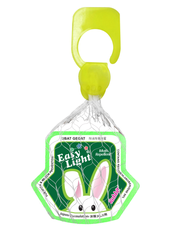 Easylight Moth Repellent 120gm - Rabbit (Mothballs / Ubat Gegat)