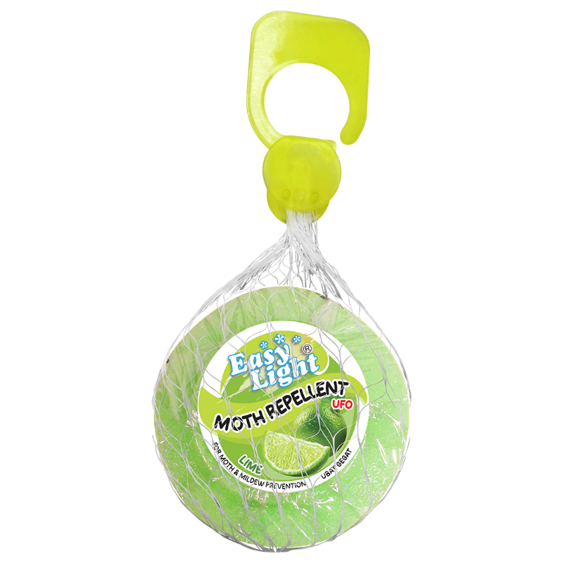 Easylight Moth Repellent 120gm - UFO Lime (Mothballs / Ubat Gegat)