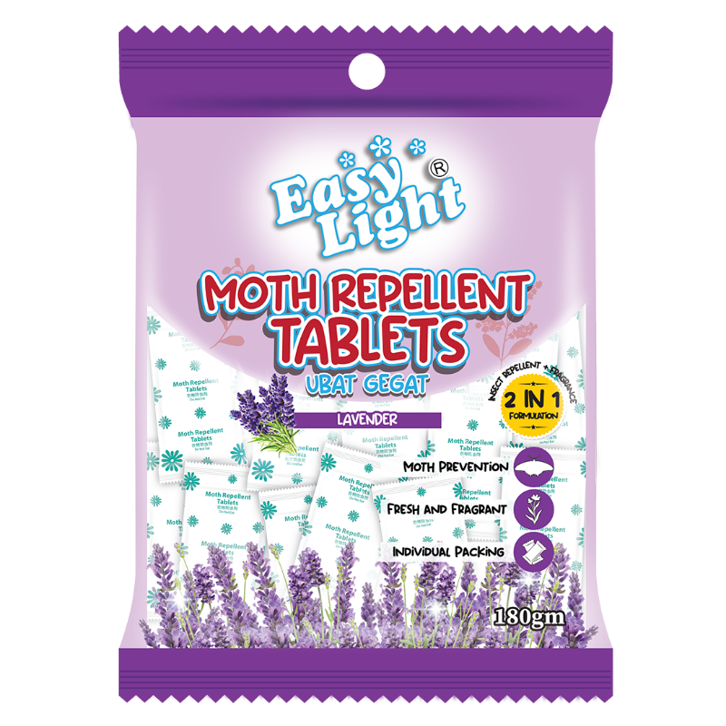 Easylight Moth Repellent Tablets 180gram - Lavender (Mothballs / Ubat Gegat)