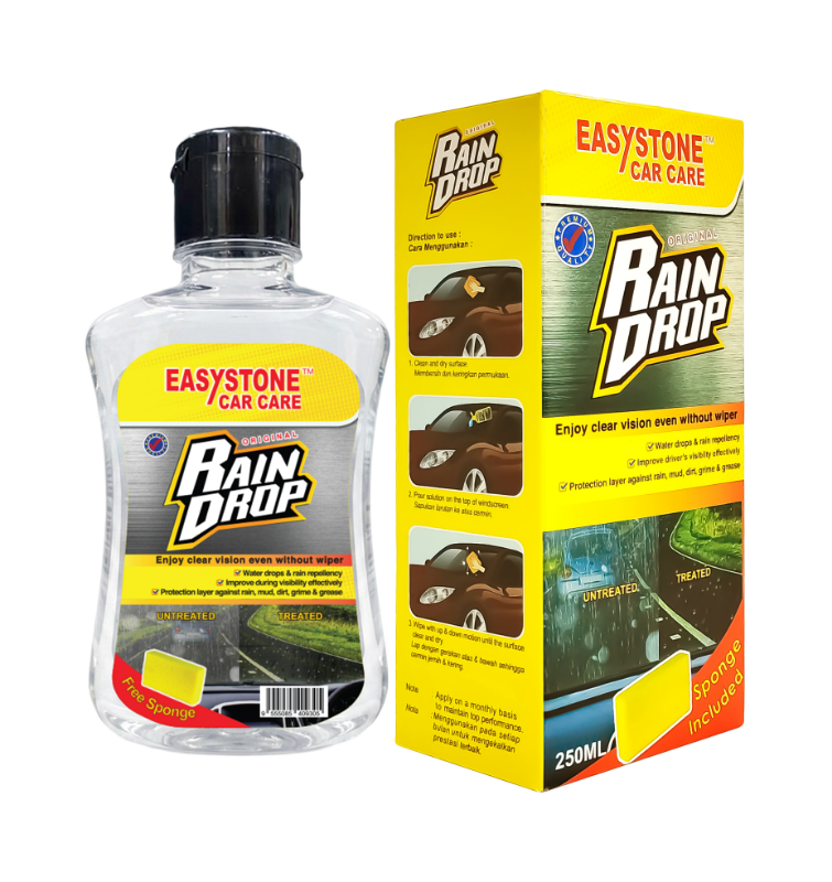 Easystone Rain Drop 250ml (Car Care, Windscreen, Water Repellent)