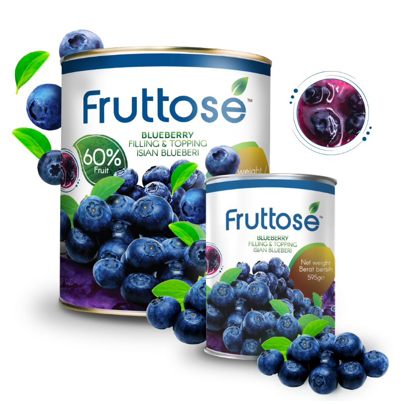 Fruttose Blueberry Filling & Topping 60%