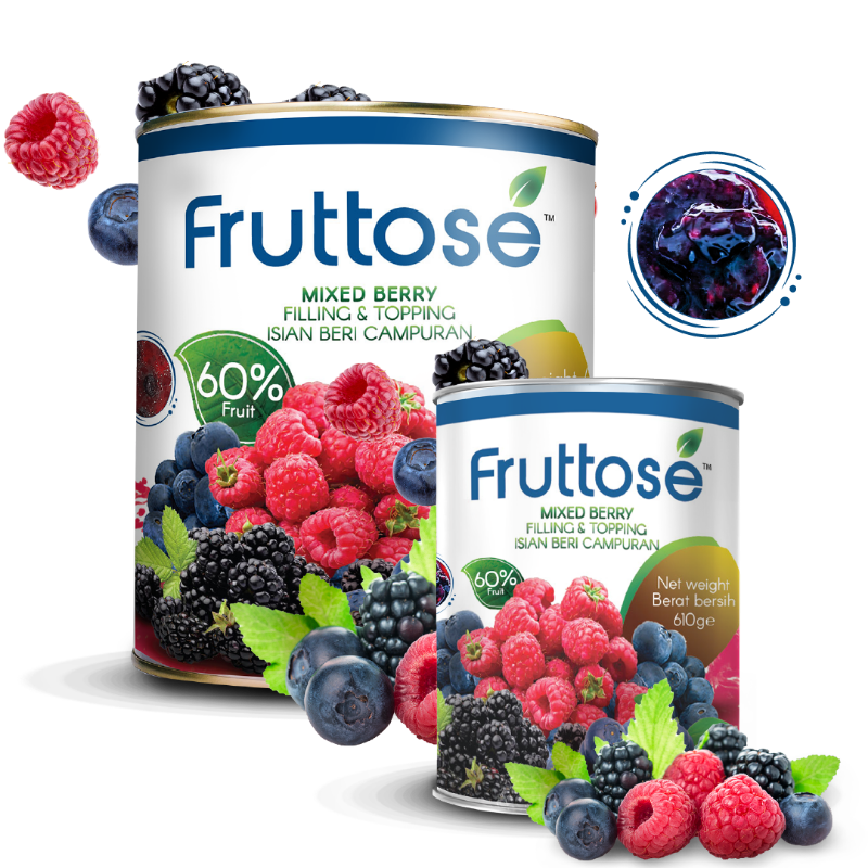 Fruttose Mixed Berry Filling & Topping 60%