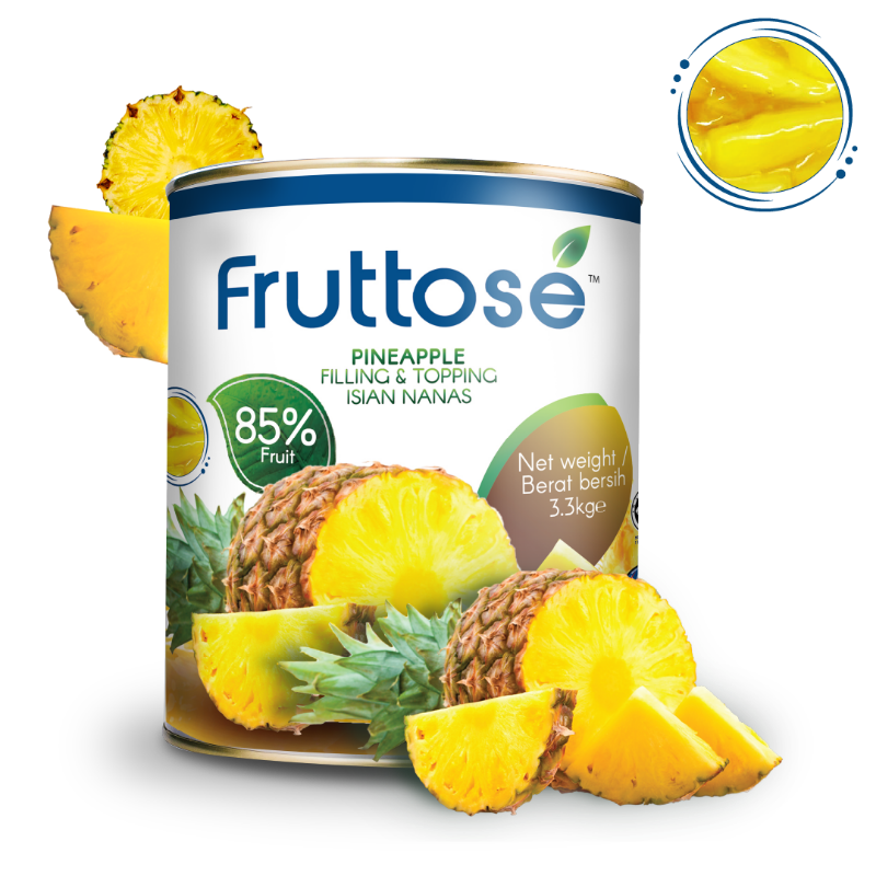 Fruttose Pineapple Filling & Topping 85%