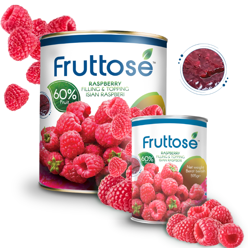 Fruttose Raspberry Filling & Topping 60%