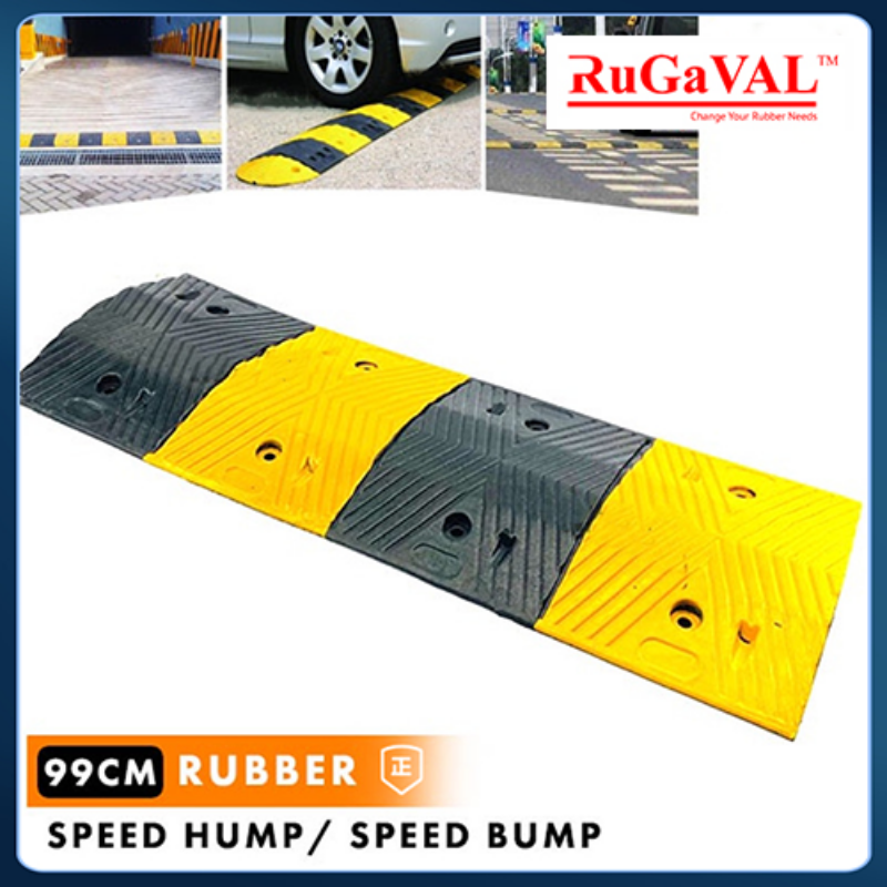 Getah Bonggol Jalanraya | Road Hump Supplier in Malaysia | Asphalt Speed Bump | Speed Bump with Wall Plug Screw | Condominium Road Hump Supplier Selangor