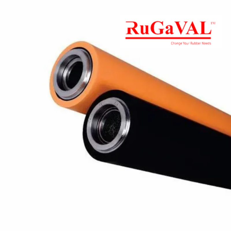 High Precision Silicone Roller | Silicone Rubber Roller for Recoating | Orange Color Silicone Roller | Silicone Feed Roller Selangor | High Flex Silicone Roller