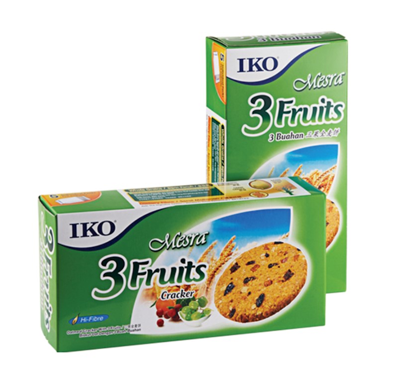 IKO 3 Fruits Cracker 135g