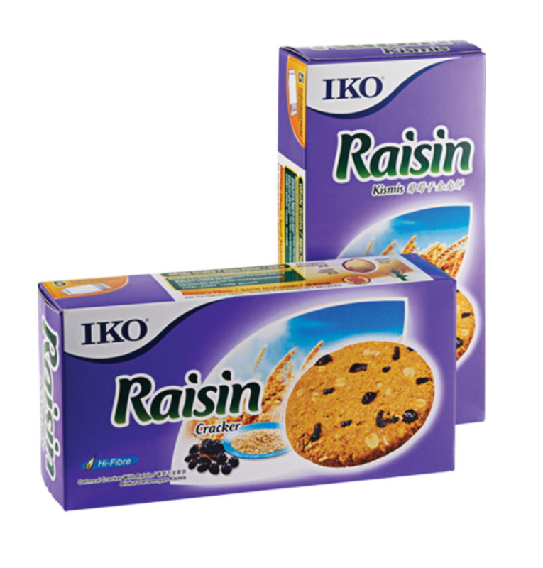 IKO Raisin Cracker Biscuit (135g)