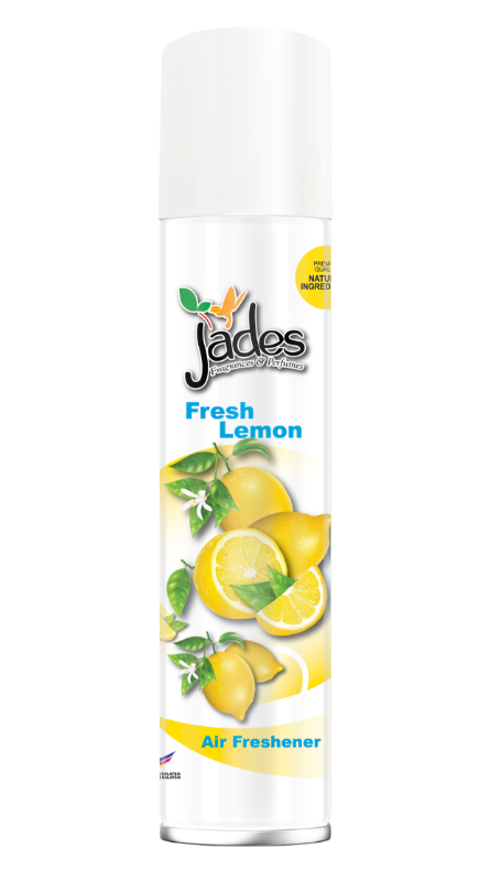 Jades Aroma Spray 300ml - Fresh Lemon (Air Freshener Room, Washroom)